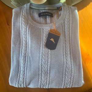 Tommy Bahama Pale Blue Crew Neck Sweater
